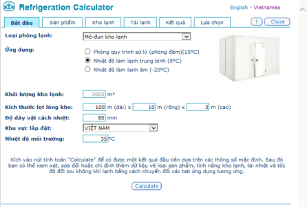 Tính Toán Công Suất Lạnh Cho Kho Lạnh