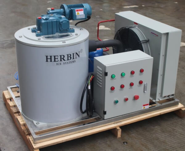 BỘ MÁY CỐI ĐÁ VẢY HIỆU HERBIN HBF-1T-A4  Công suất 1 tấn/ngày